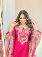 MAGENTA OUTFIT  PANT SUIT