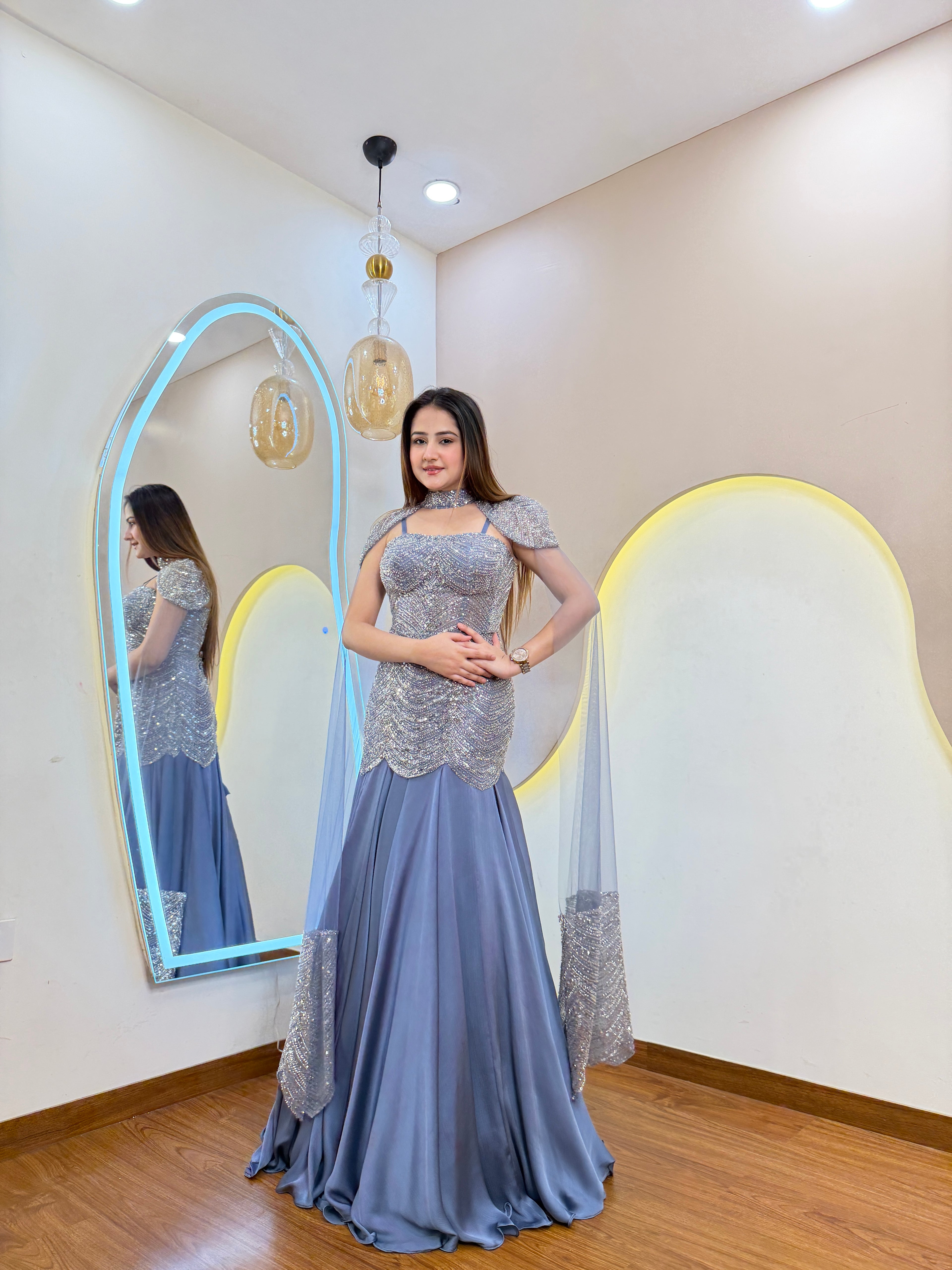 D750  CROP TOP SKIRT
