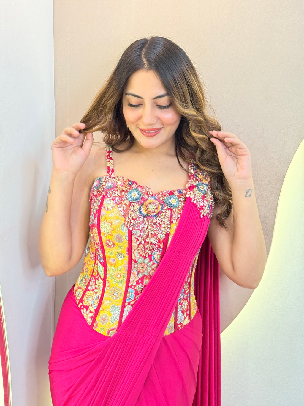 "RADIKA" DRAPE SAREE