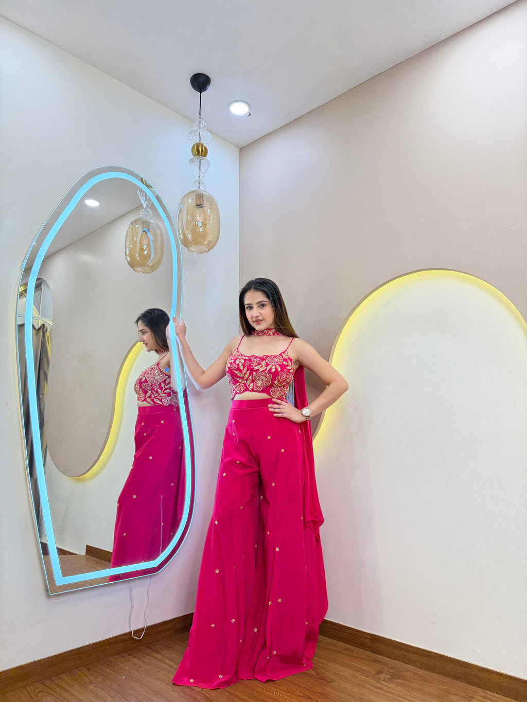 D763 SHARARA 3PC SUIT