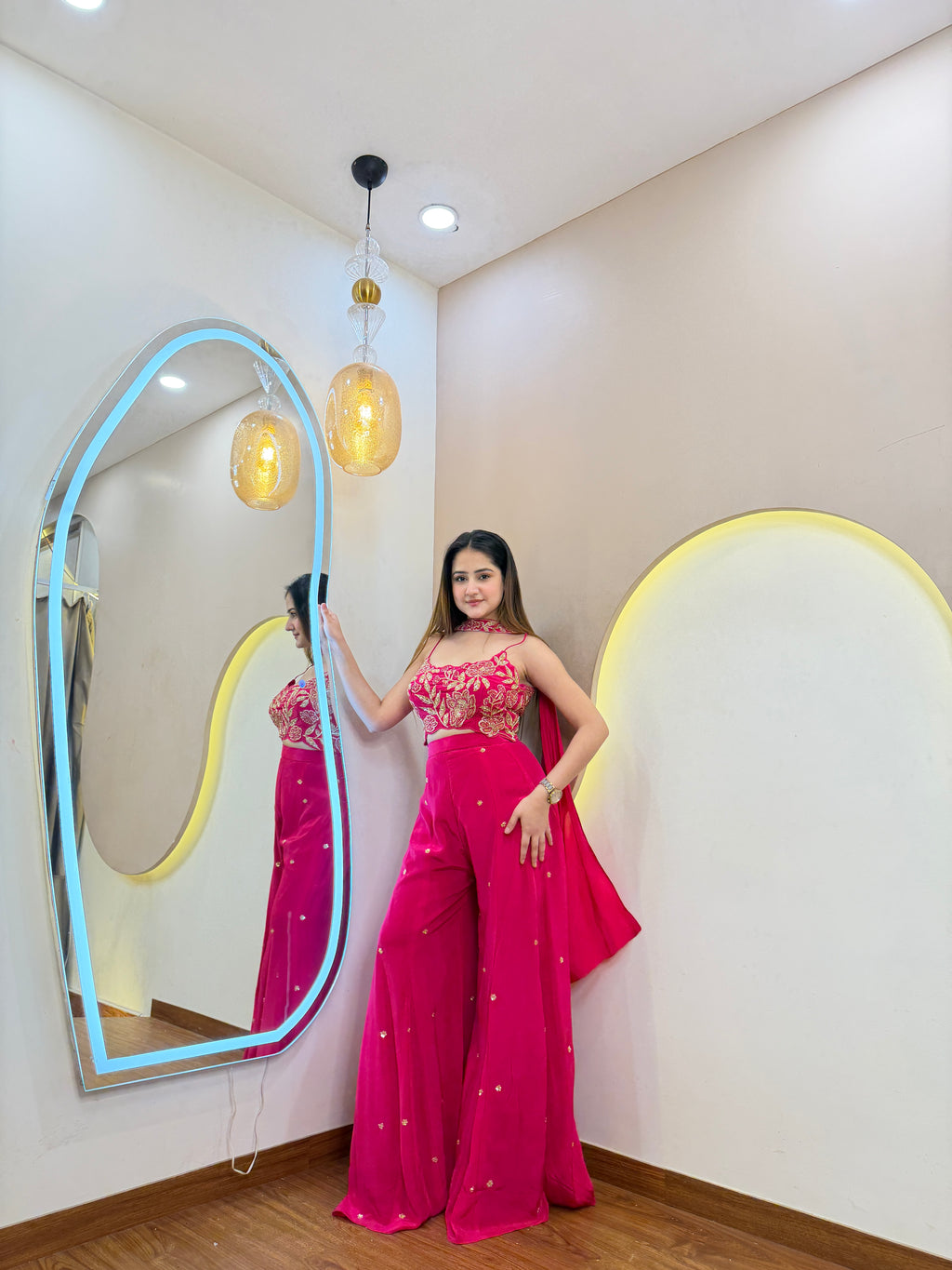 D763 SHARARA 3PC SUIT
