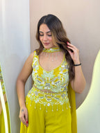 SHABANA CROP TOP SET