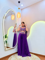 SHABANA CROP TOP SET