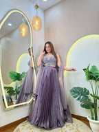 B255  CROP TOP SKIRT