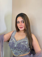 B255  CROP TOP SKIRT