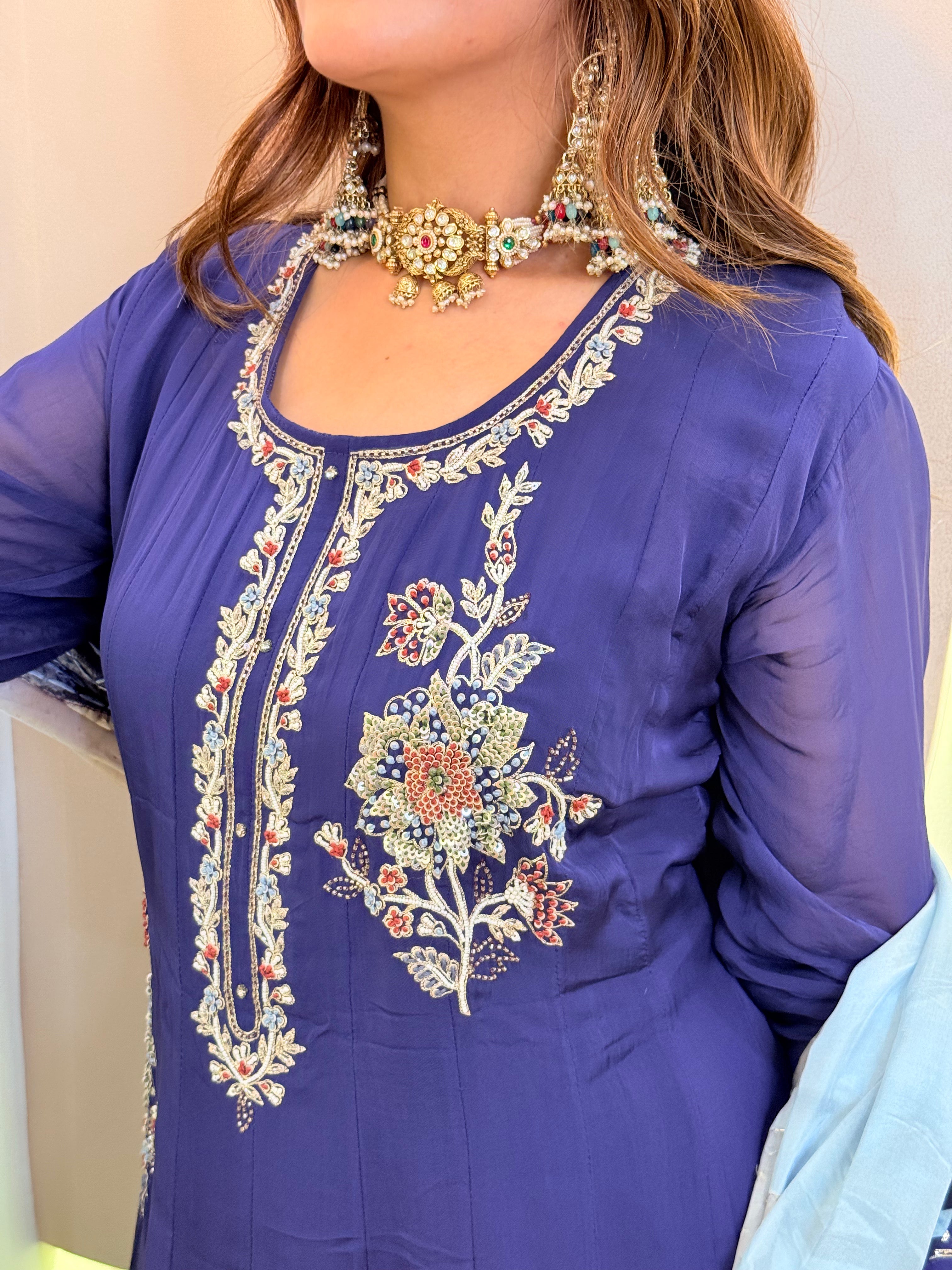 "FARIDA" PARTYWEAR SUIT