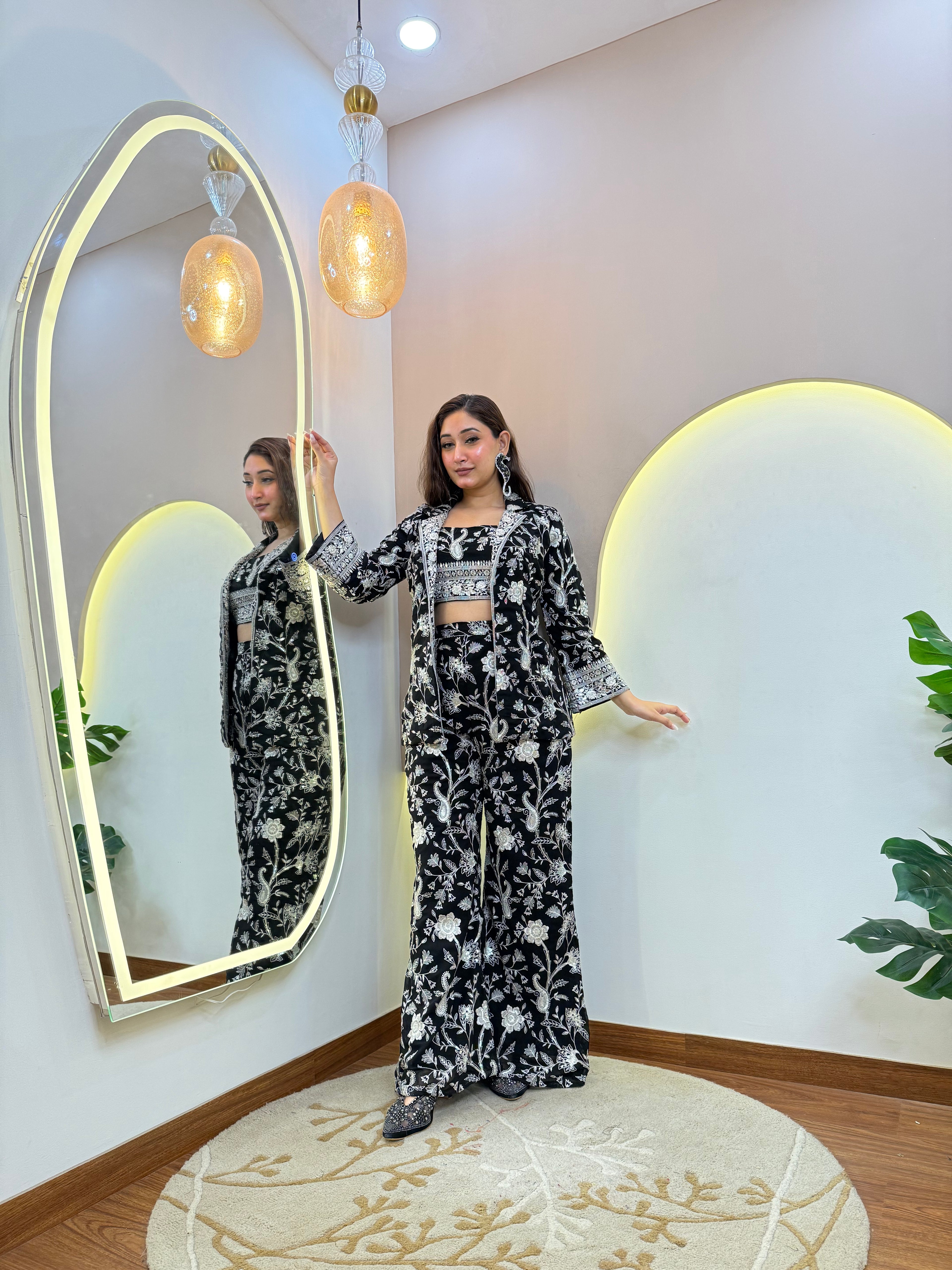 "JANNAH"  CORD SET JECKET STYLE