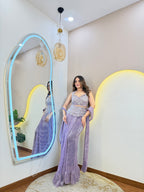 D161 DHOTI STYLE CORSET 3PC