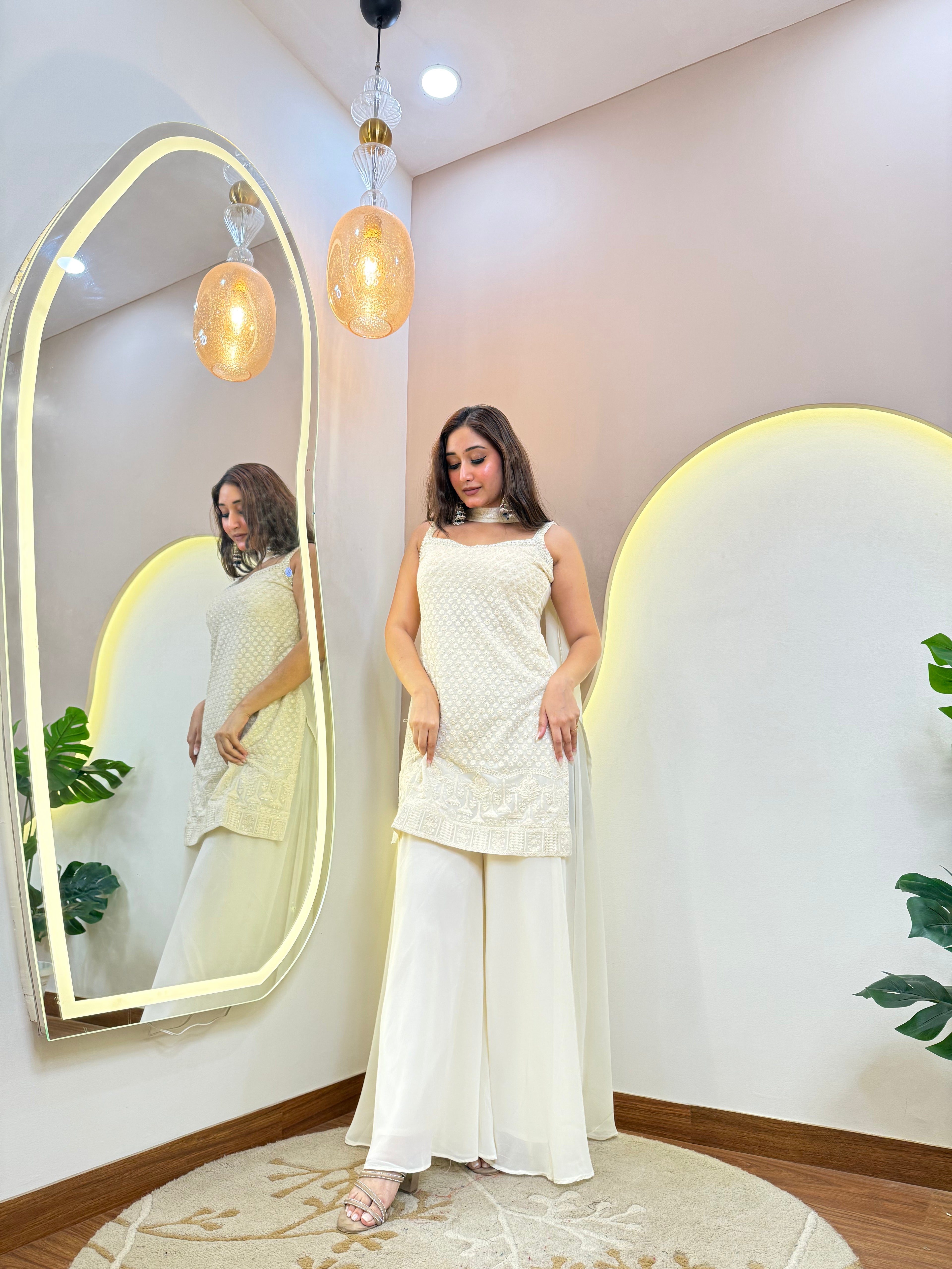 "GAZALA  " SHARARA SUIT