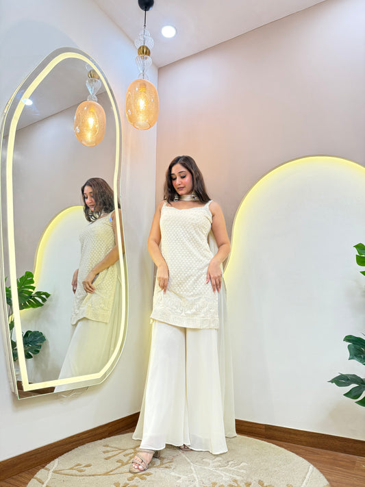 "GAZALA  " SHARARA SUIT
