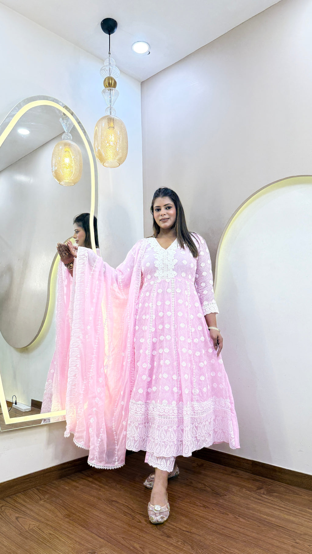 D943 ANARKALI SUIT 3 PC SET