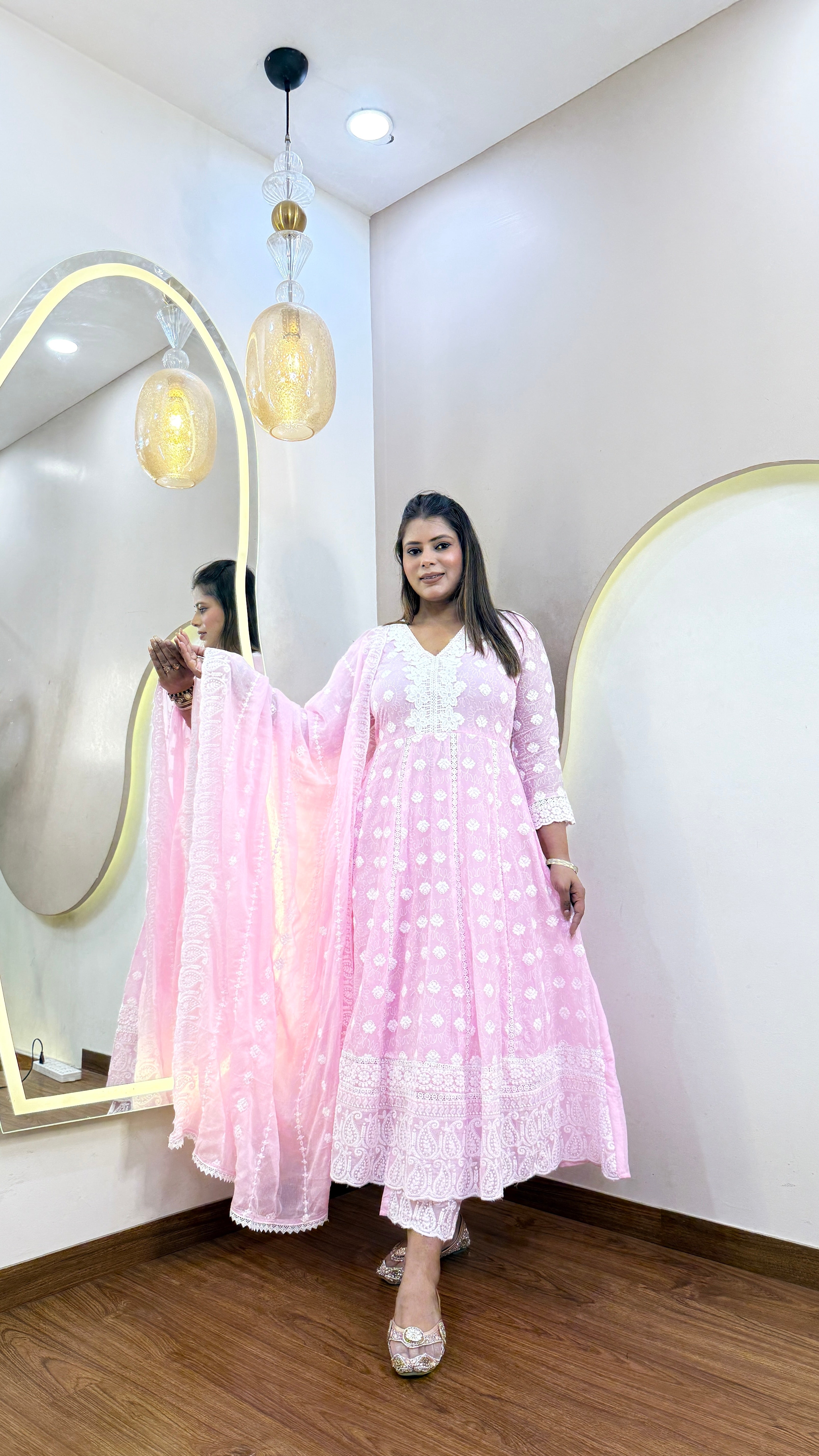 D943 ANARKALI SUIT 3 PC SET