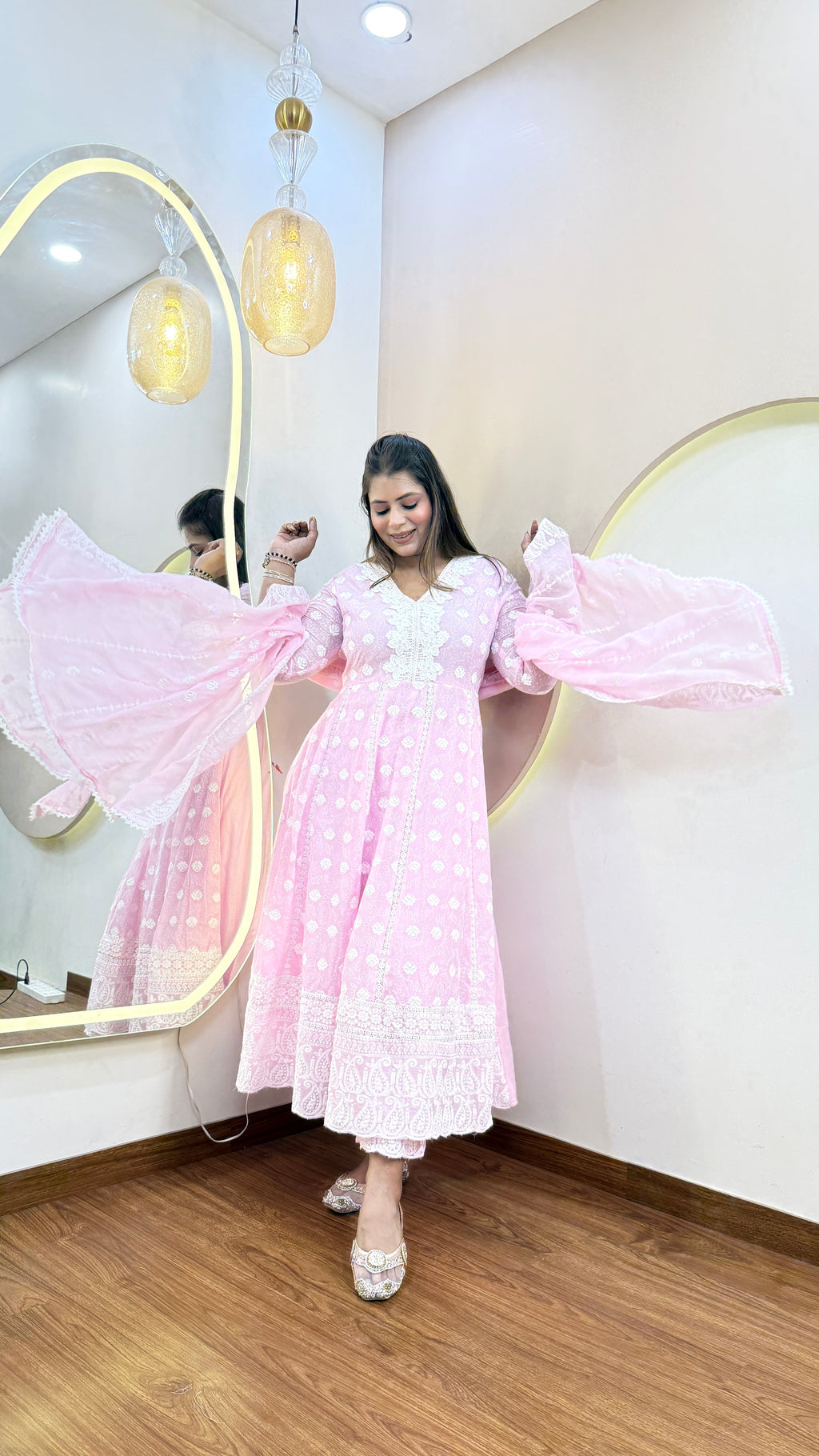 D943 ANARKALI SUIT 3 PC SET