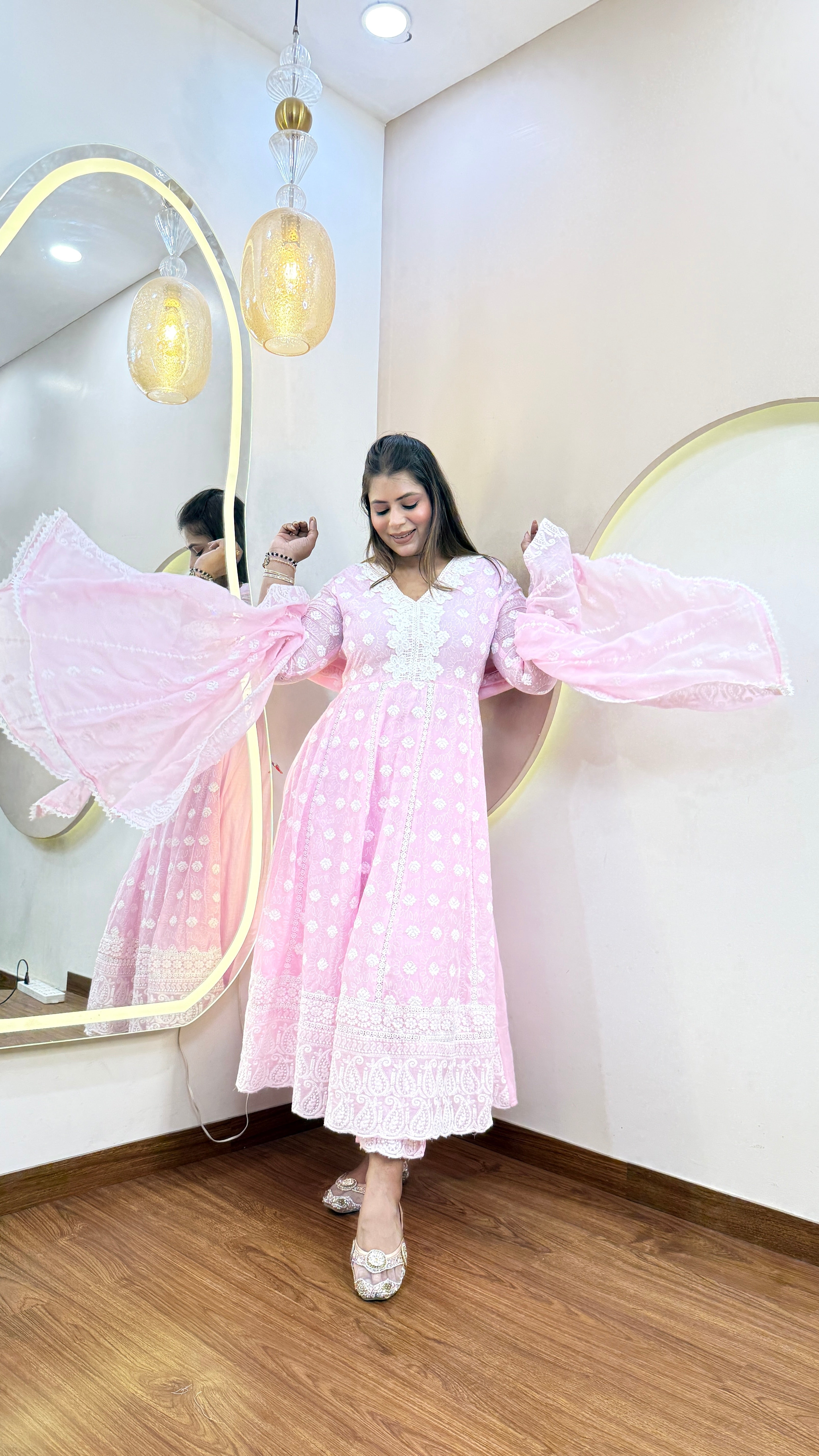 D943 ANARKALI SUIT 3 PC SET