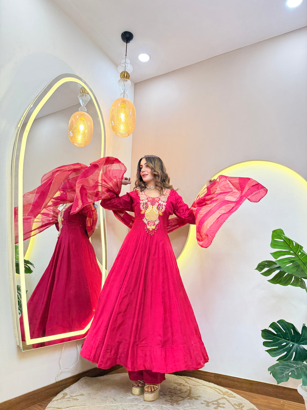 ANARKALI PANT SUIT OUTFIT  GOWN