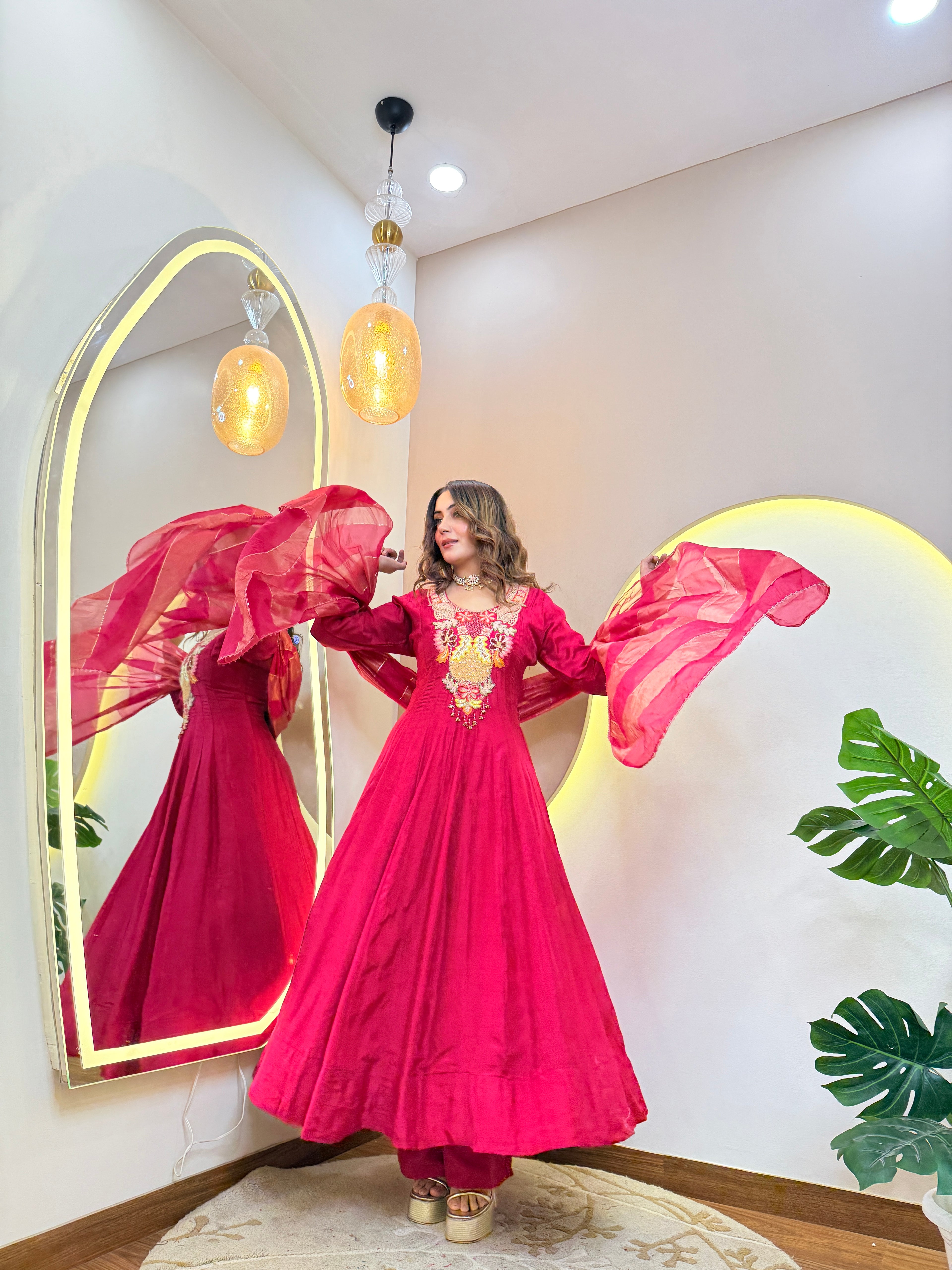 ANARKALI PANT SUIT OUTFIT  GOWN