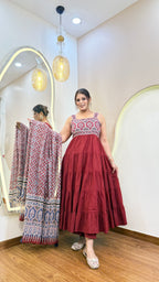 D972  ANARKALI SUIT 3PC SET
