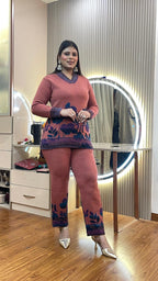MUMTAZ  WOOLEN CORD SET