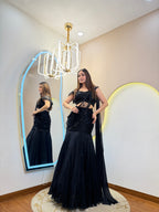 D316  CROP TOP SKIRT  ATTACHED DRAPE