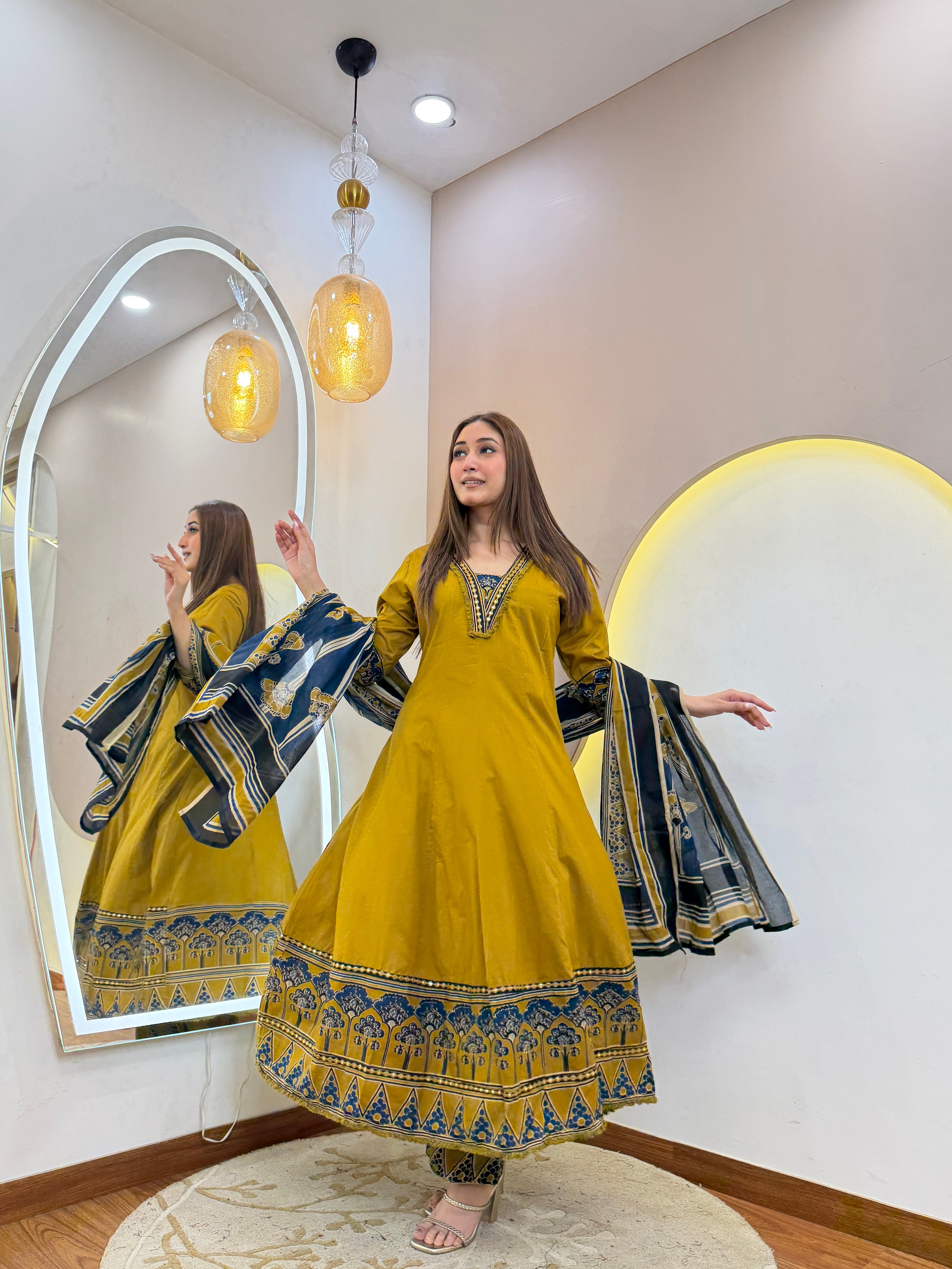 D794  ANARKALI PANT SUIT OUTFIT  GOWN