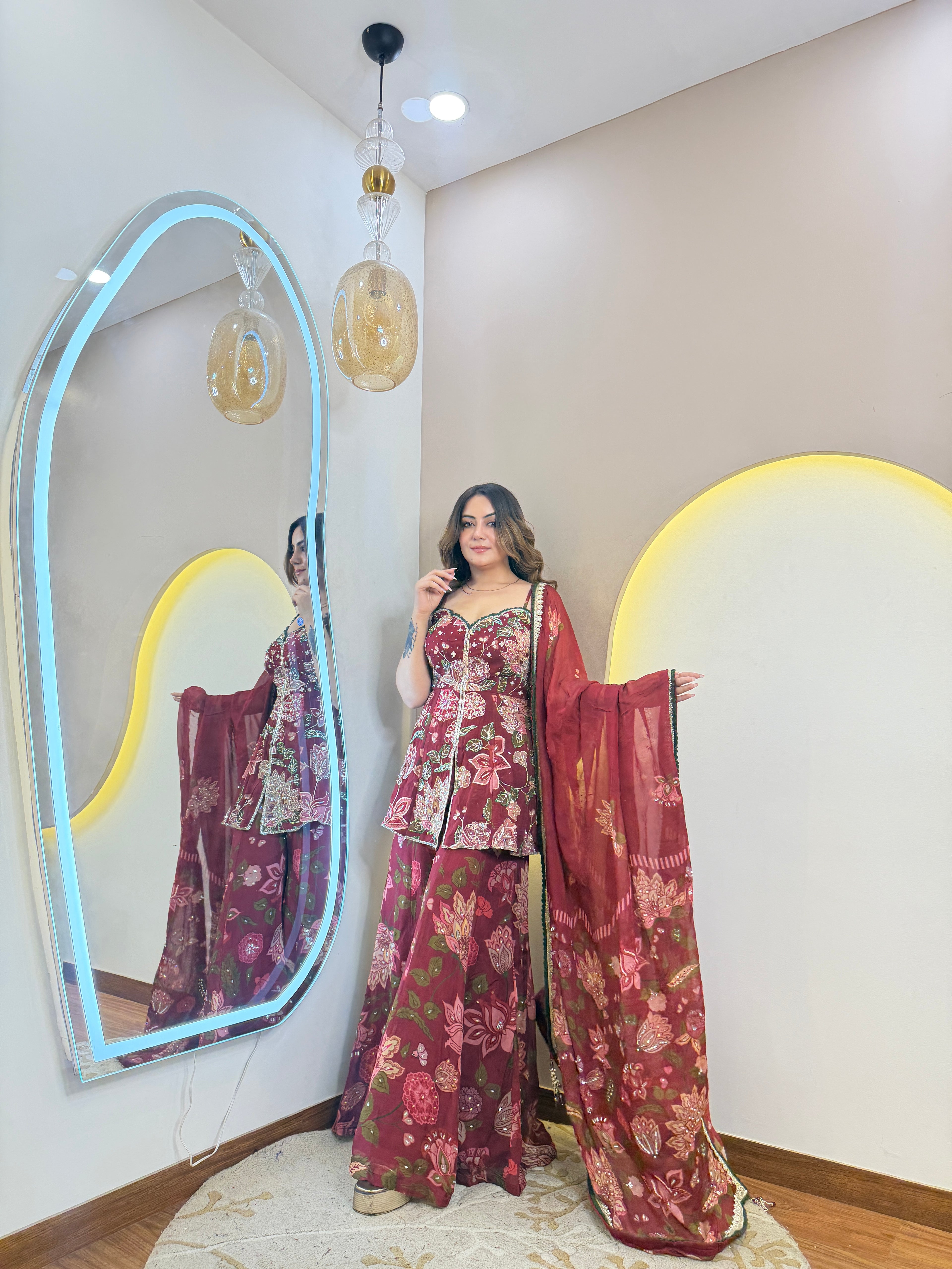 D170 SHARARA SUIT
