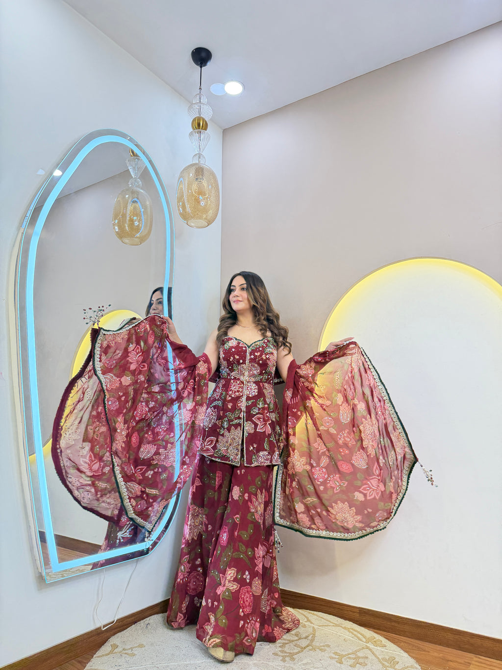 D170 SHARARA SUIT