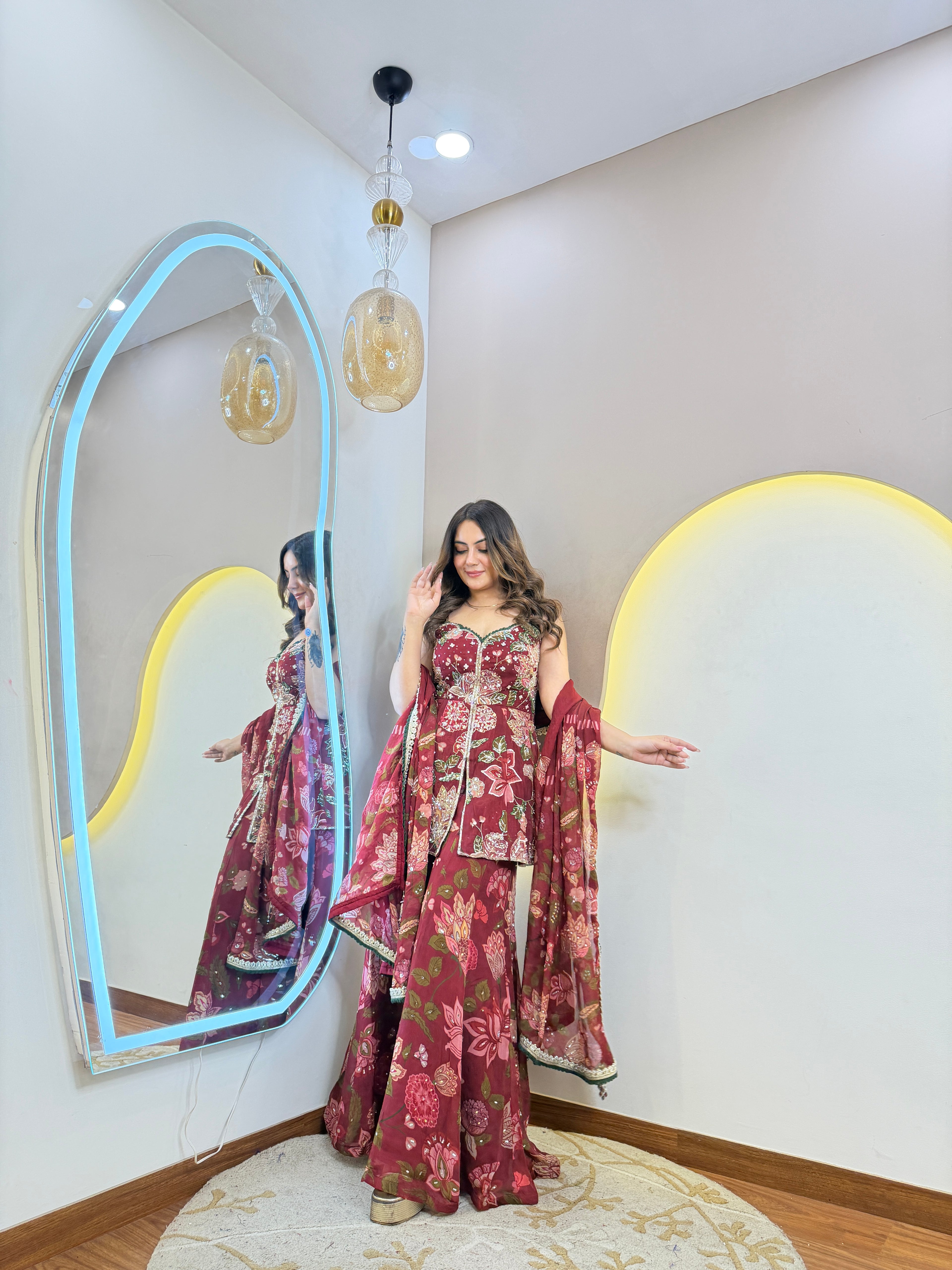 D170 SHARARA SUIT
