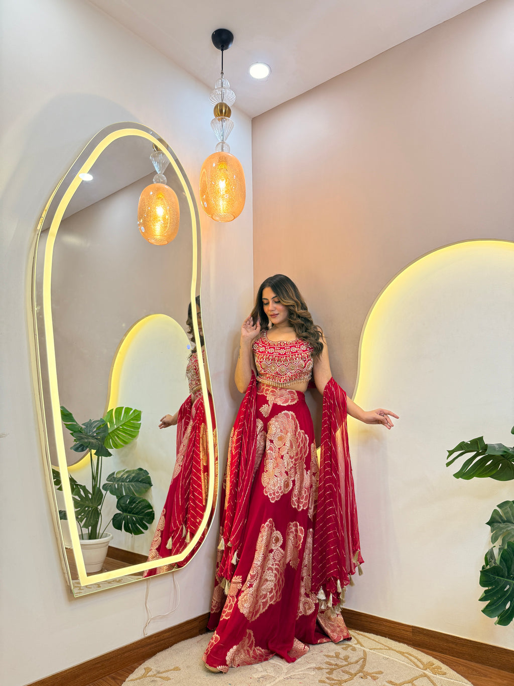 FLOWER PRINT OUTFIT  SHARARA SUIT