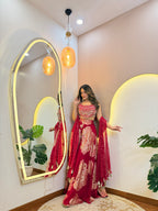 FLOWER PRINT OUTFIT  SHARARA SUIT