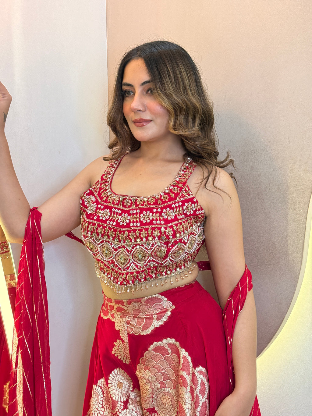 FLOWER PRINT OUTFIT  SHARARA SUIT