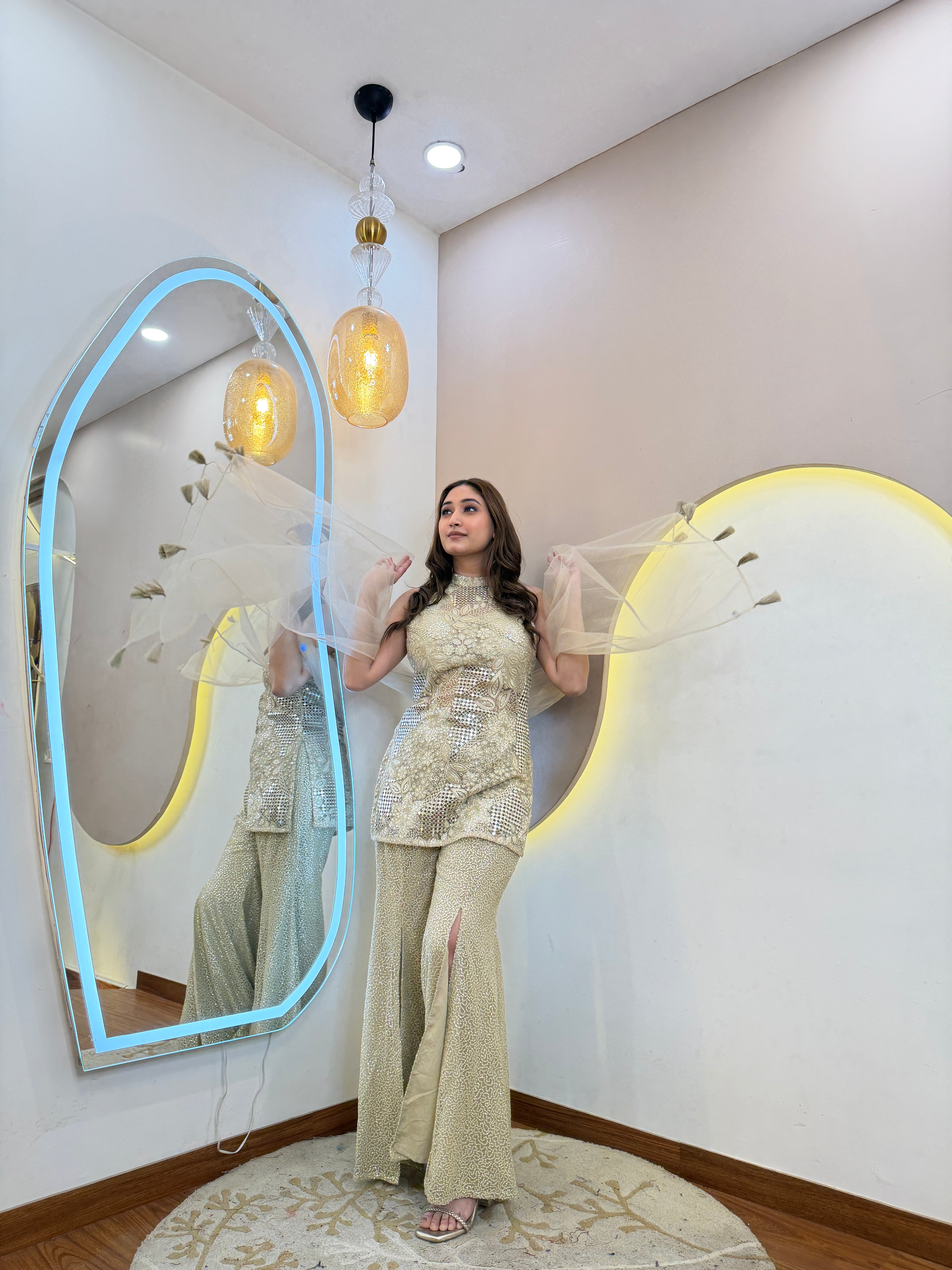 D754  SHARARA SUIT