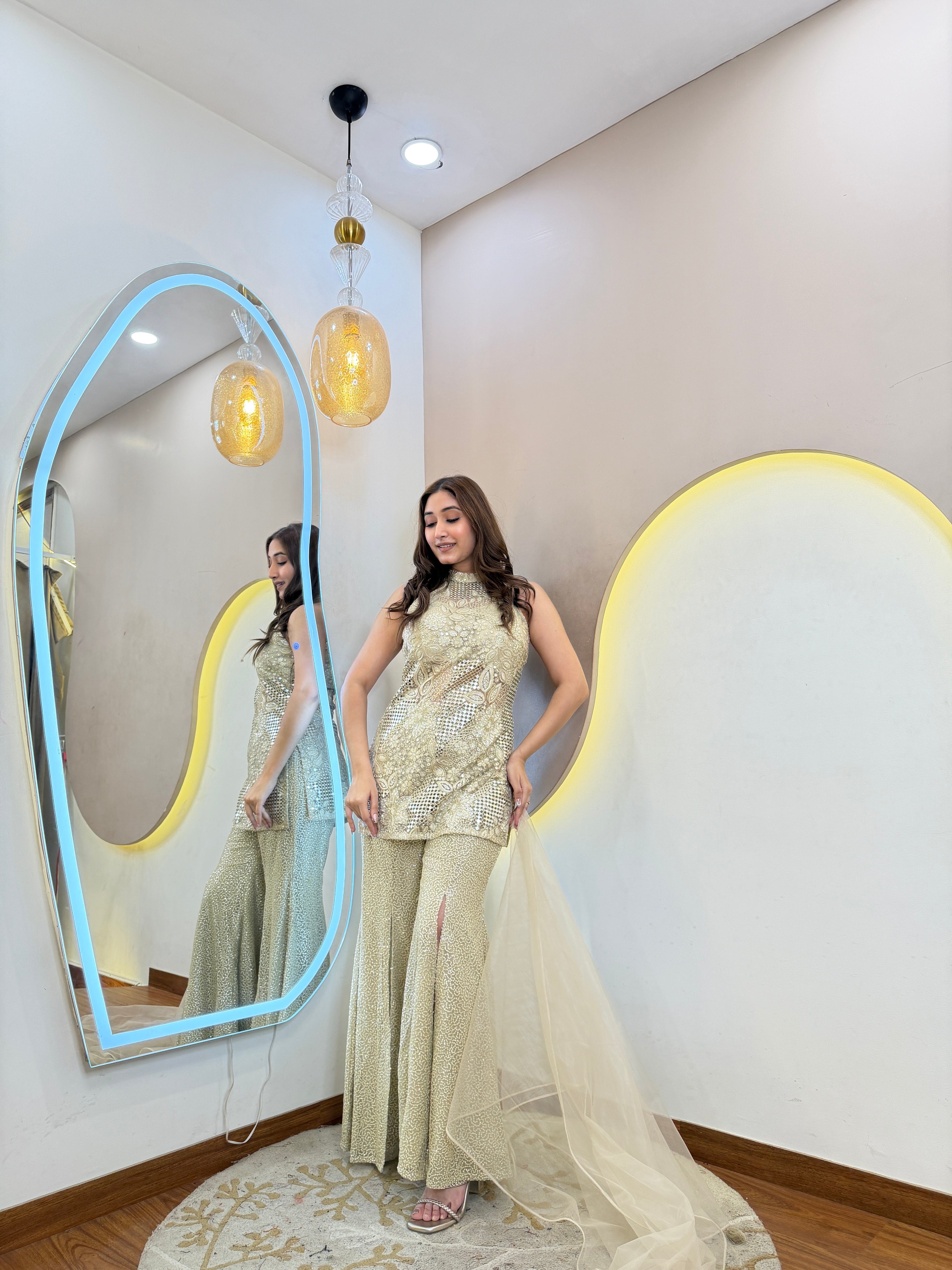 D754  SHARARA SUIT