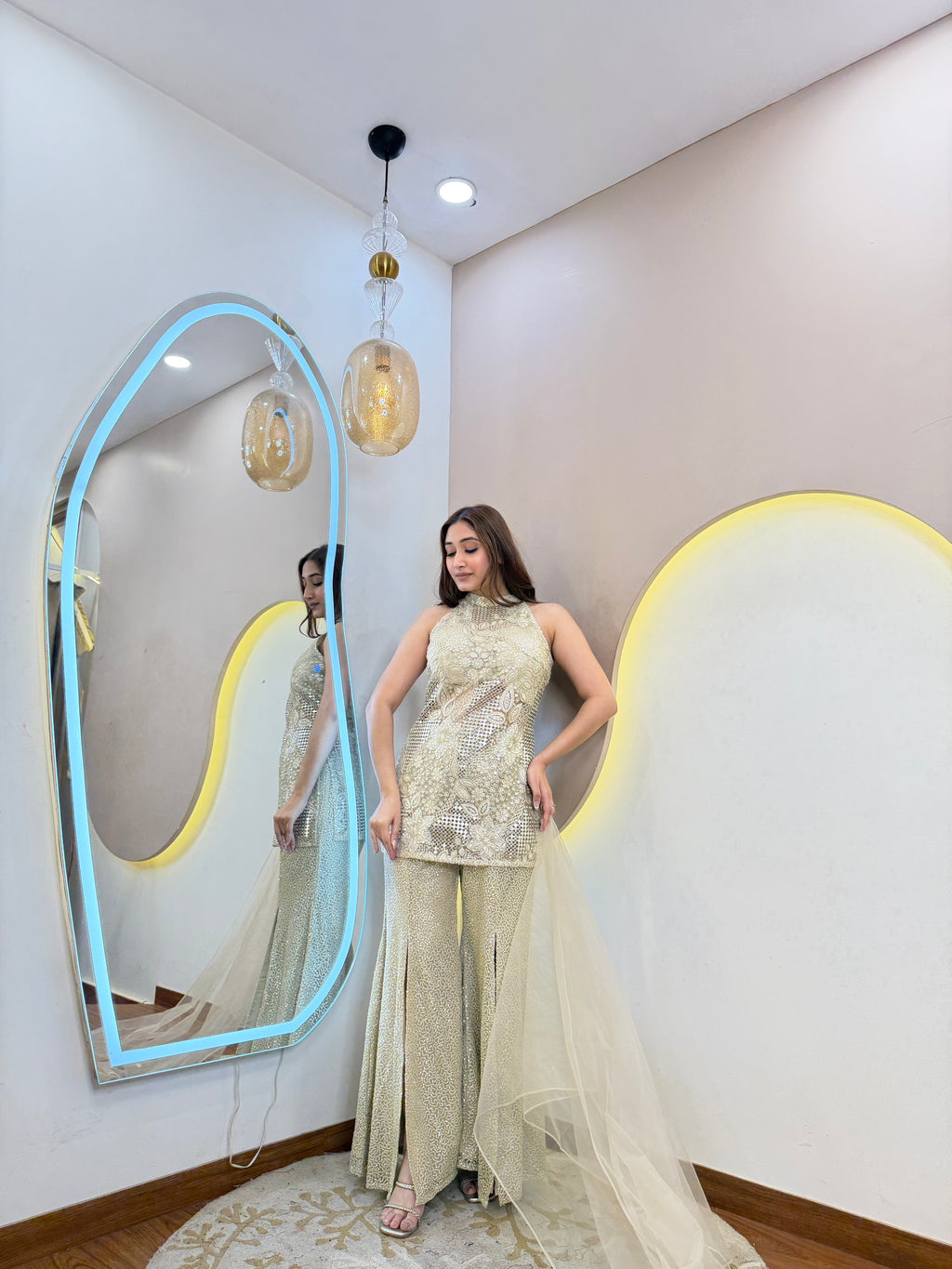 D754  SHARARA SUIT