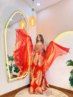 FLOWER PRINT OUTFIT  SHARARA SUIT