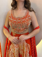 FLOWER PRINT OUTFIT  SHARARA SUIT