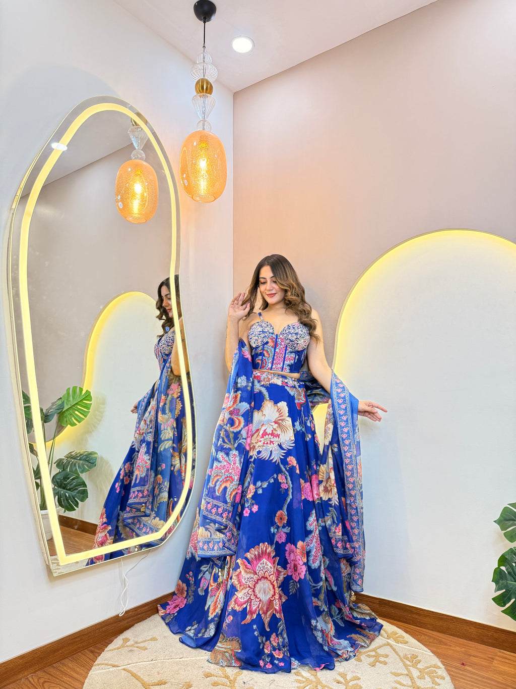 "AFEERAH" CROP TOP SKIRT