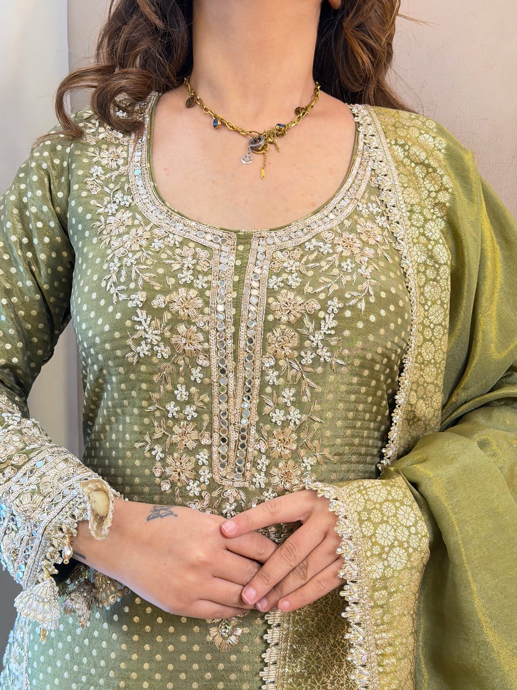 D383 SHARARA SUIT