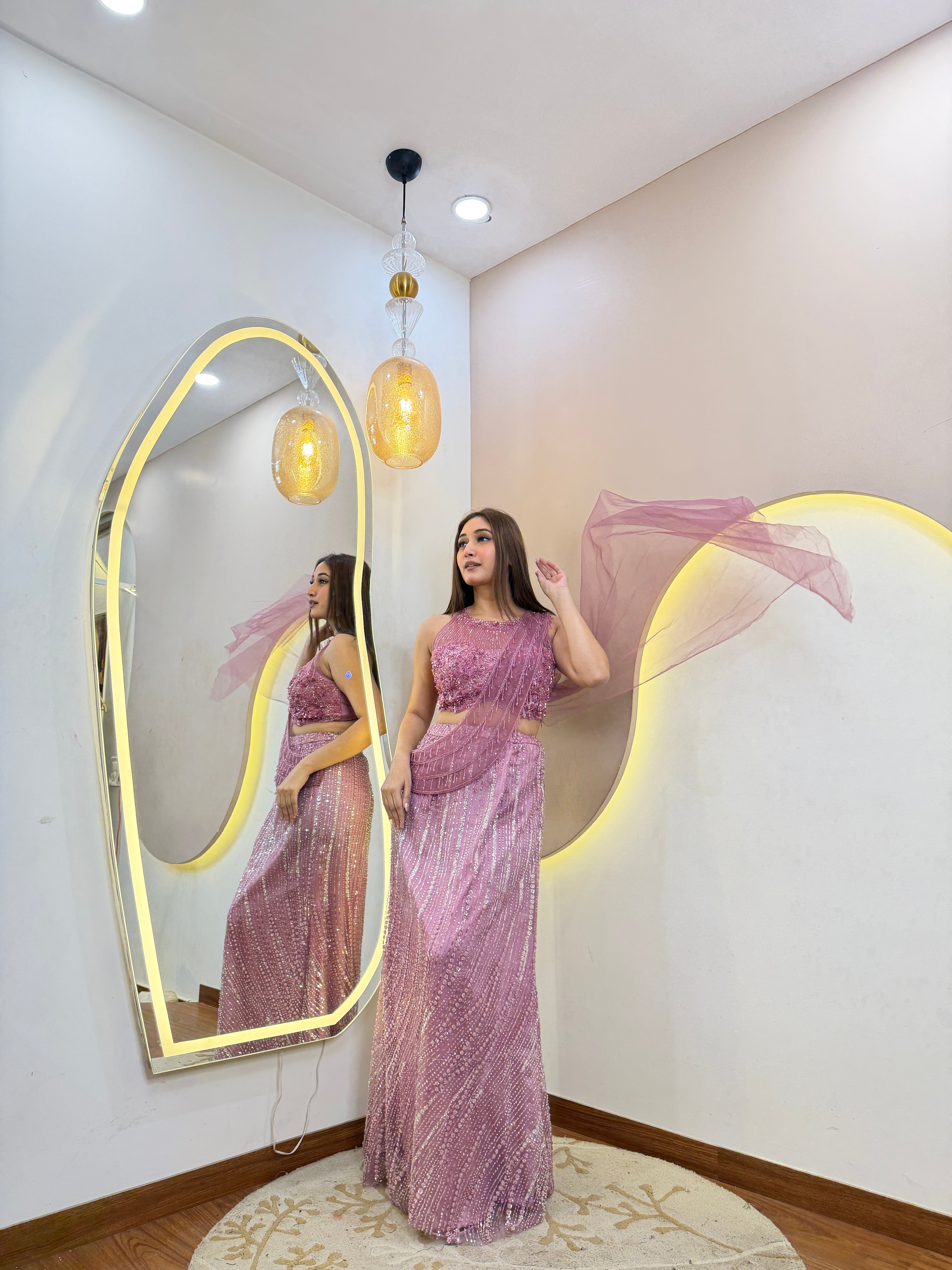 C209 OUTFIT DRAPE SAREE