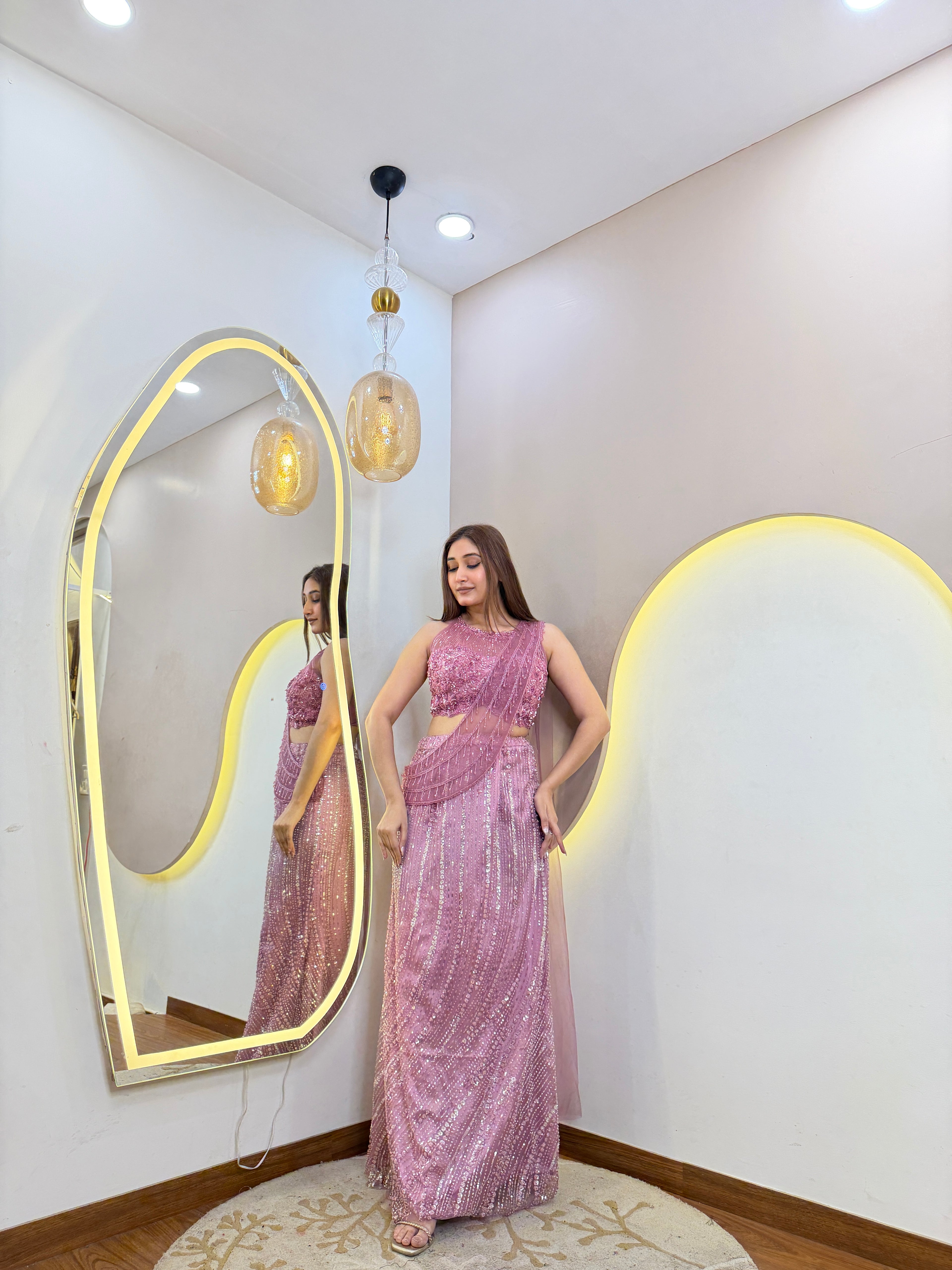 C209 OUTFIT DRAPE SAREE