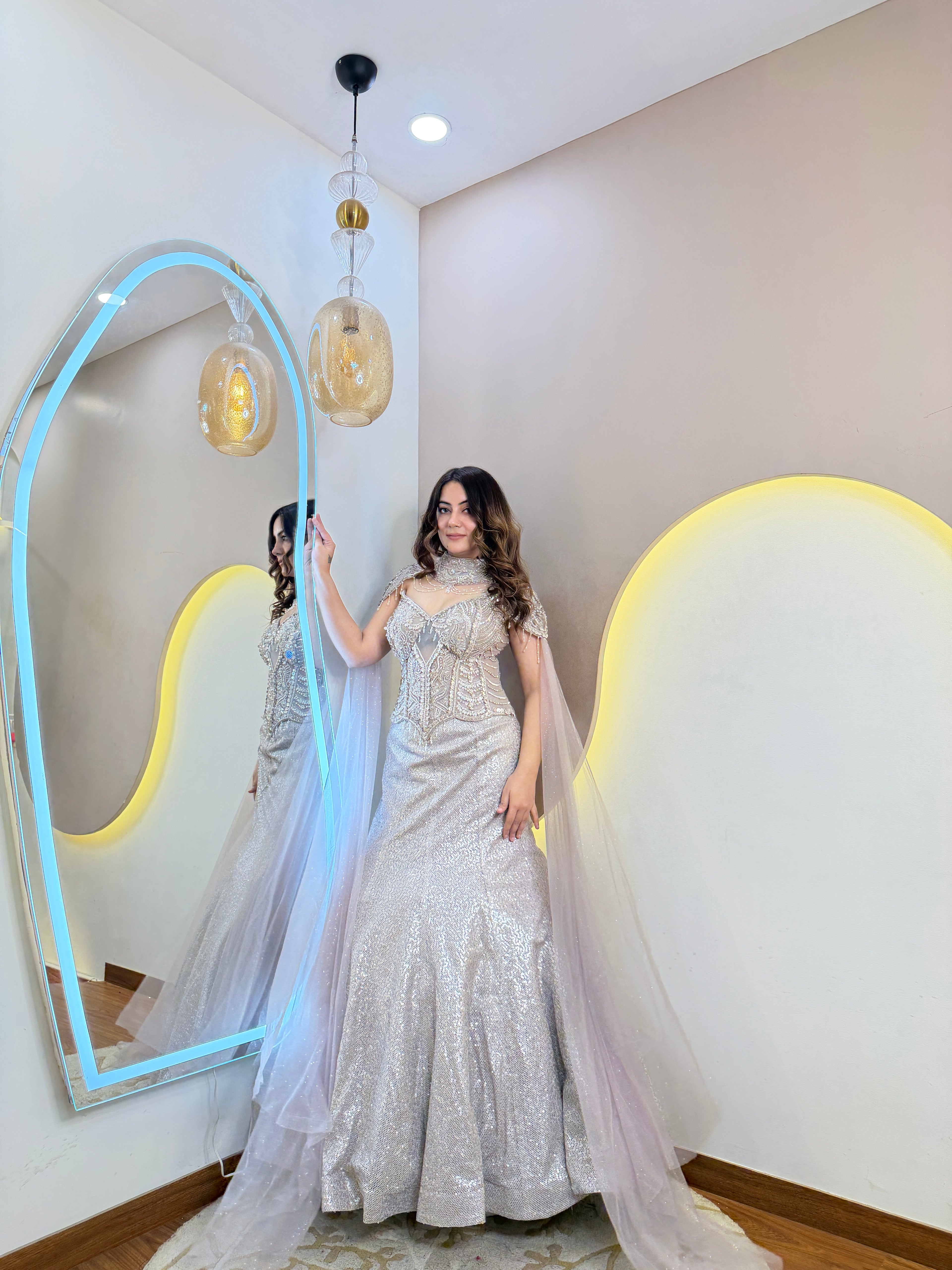 INDOWESTERN FISHCUT LEHENGA