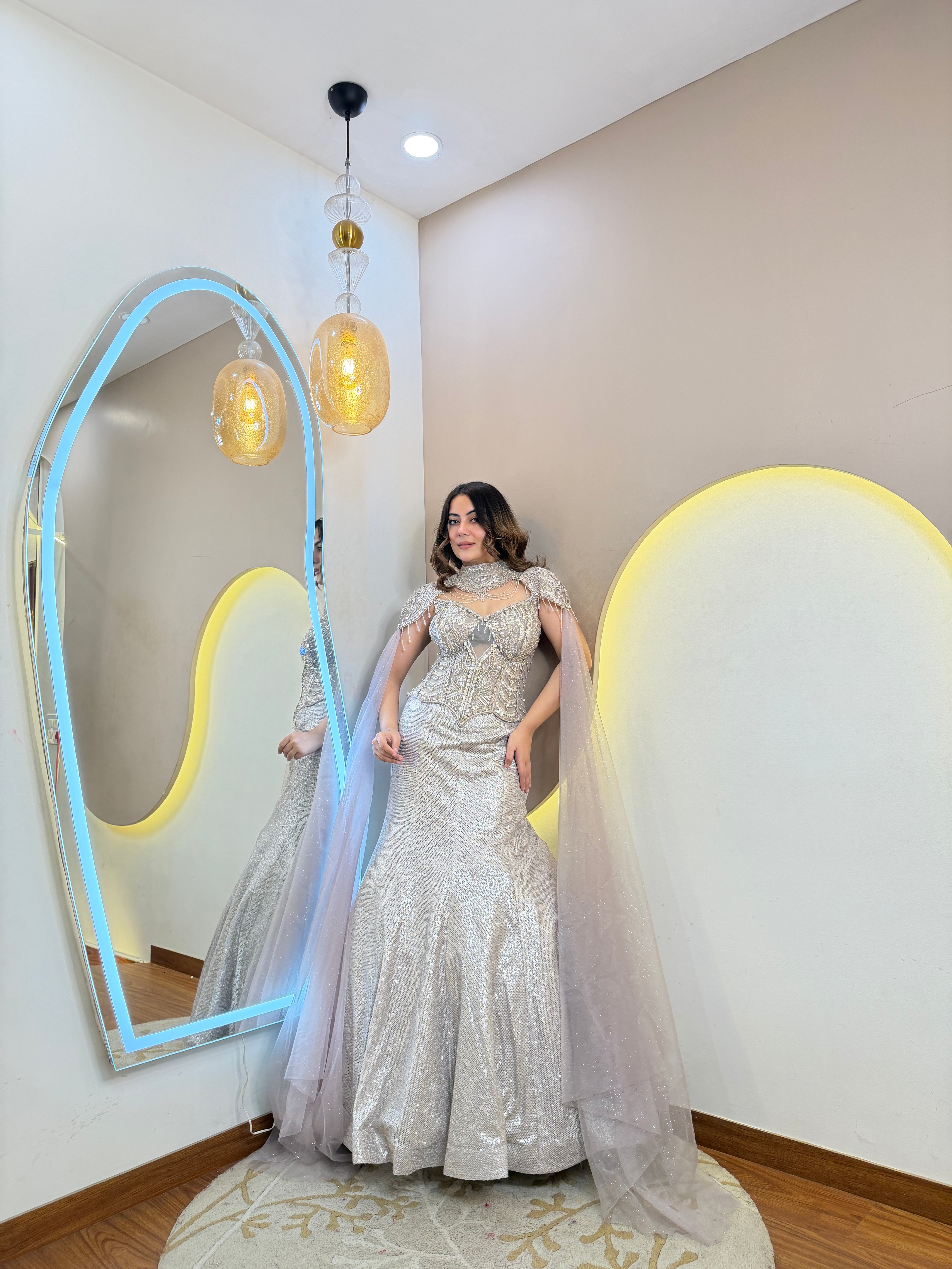 INDOWESTERN FISHCUT LEHENGA