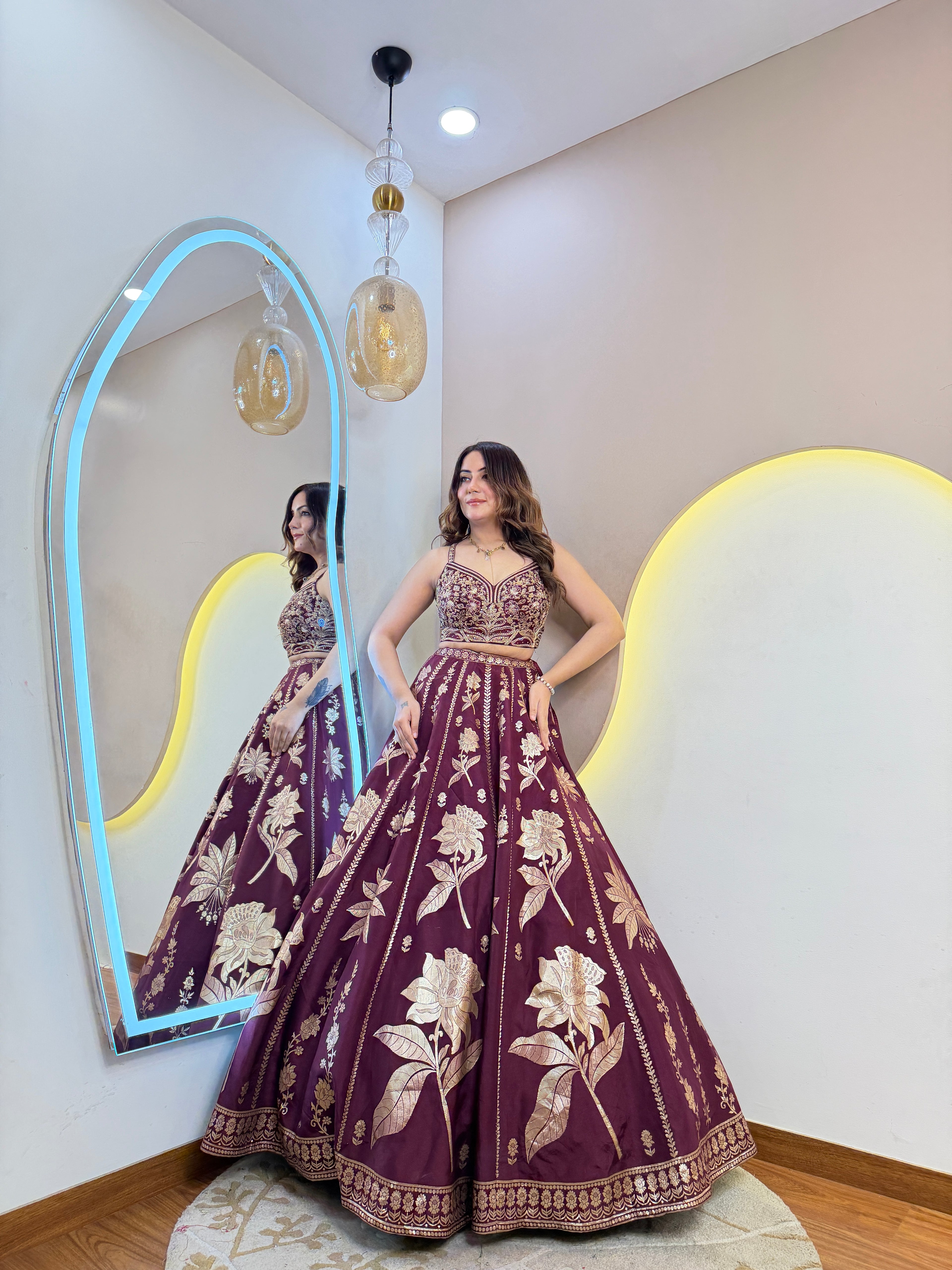 INDOWESTERN LEHENGA