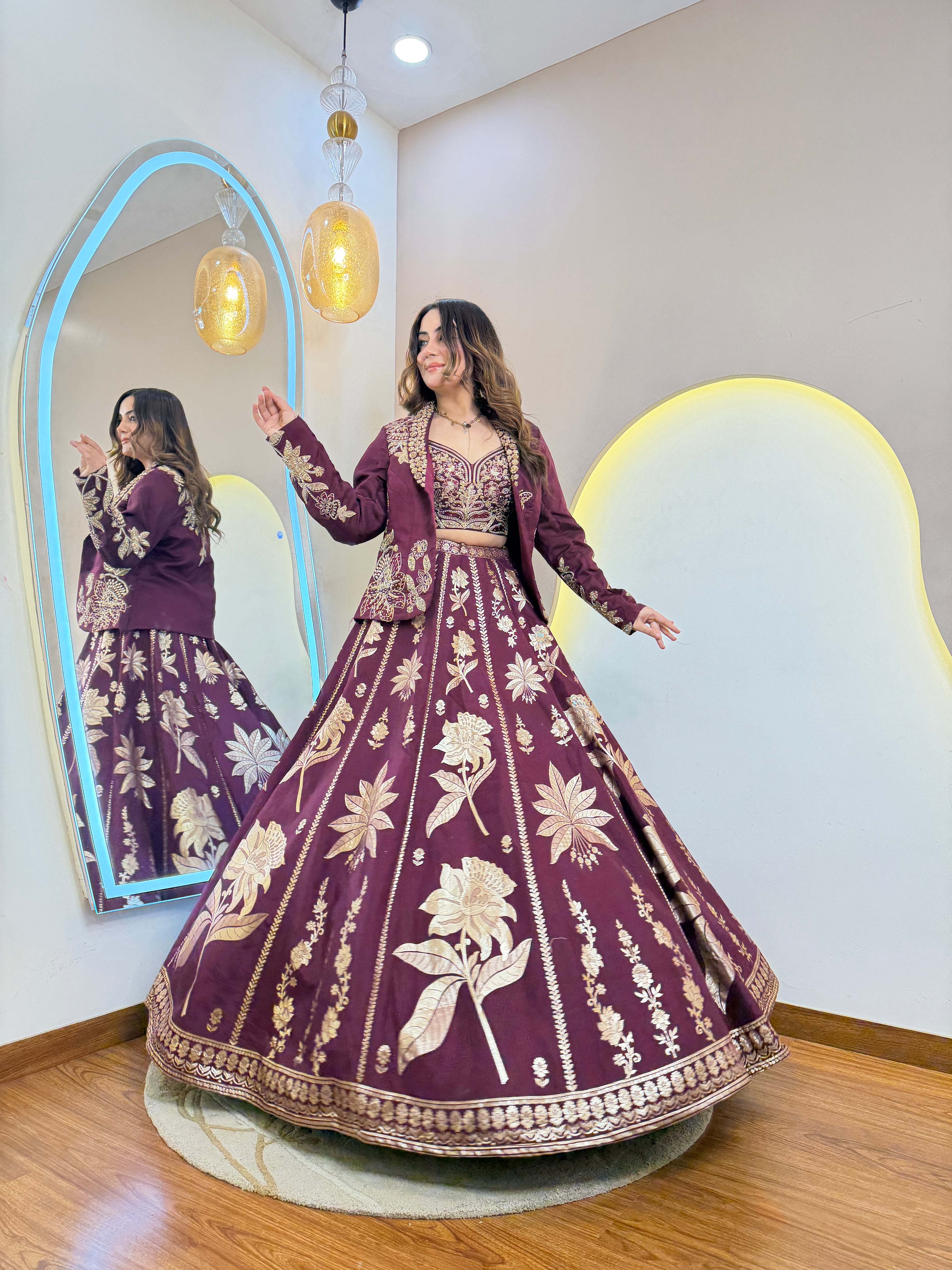INDOWESTERN LEHENGA