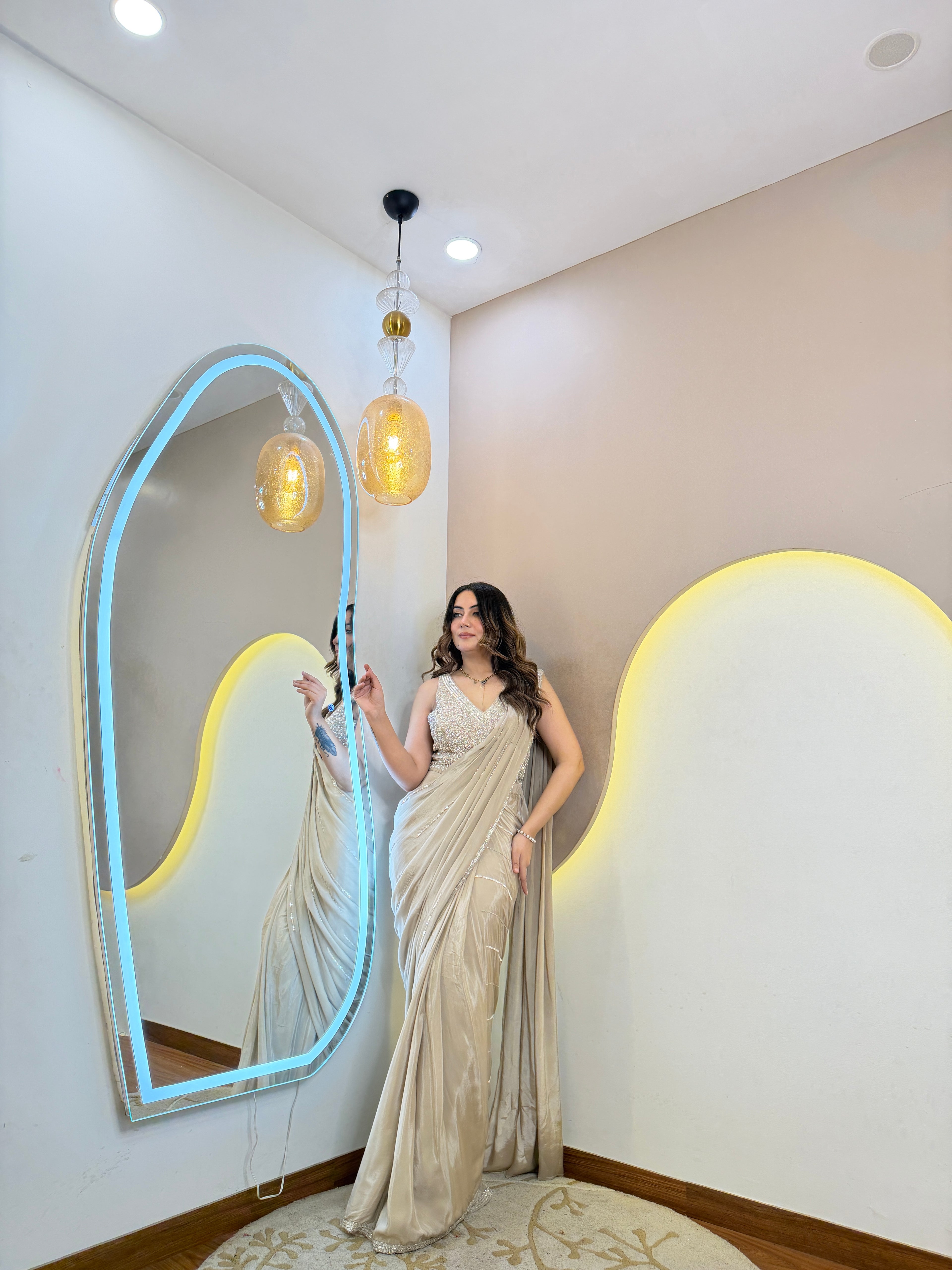 PARTY WEAR DRAPE SAREE