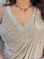 PARTY WEAR DRAPE SAREE