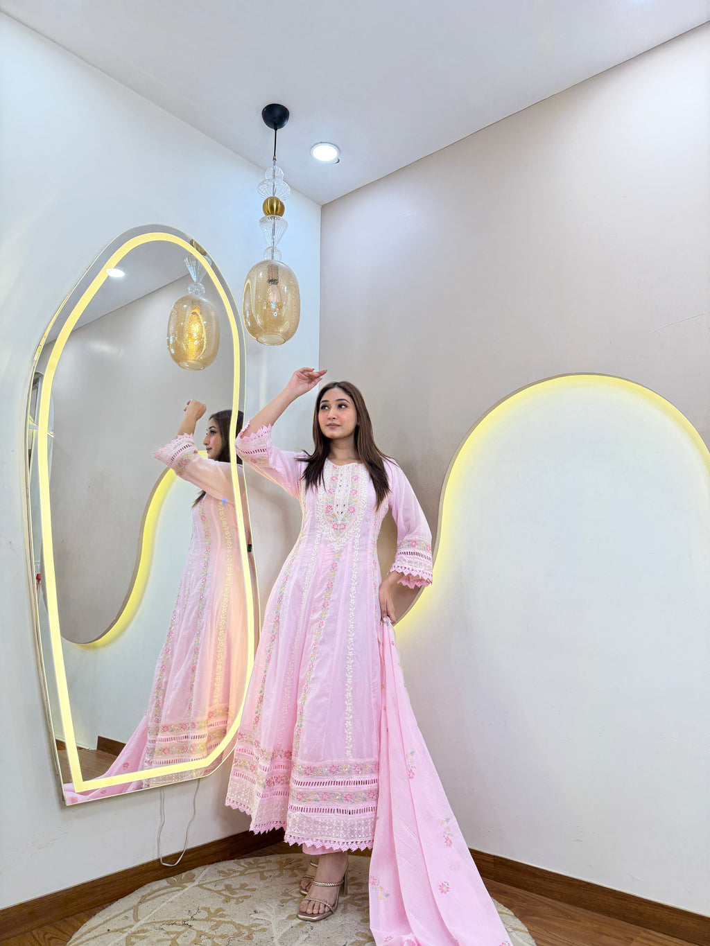 D790  ANARKALI PANT SUIT OUTFIT GOWN