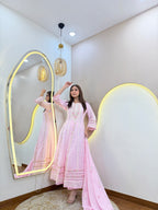 D790  ANARKALI PANT SUIT OUTFIT GOWN