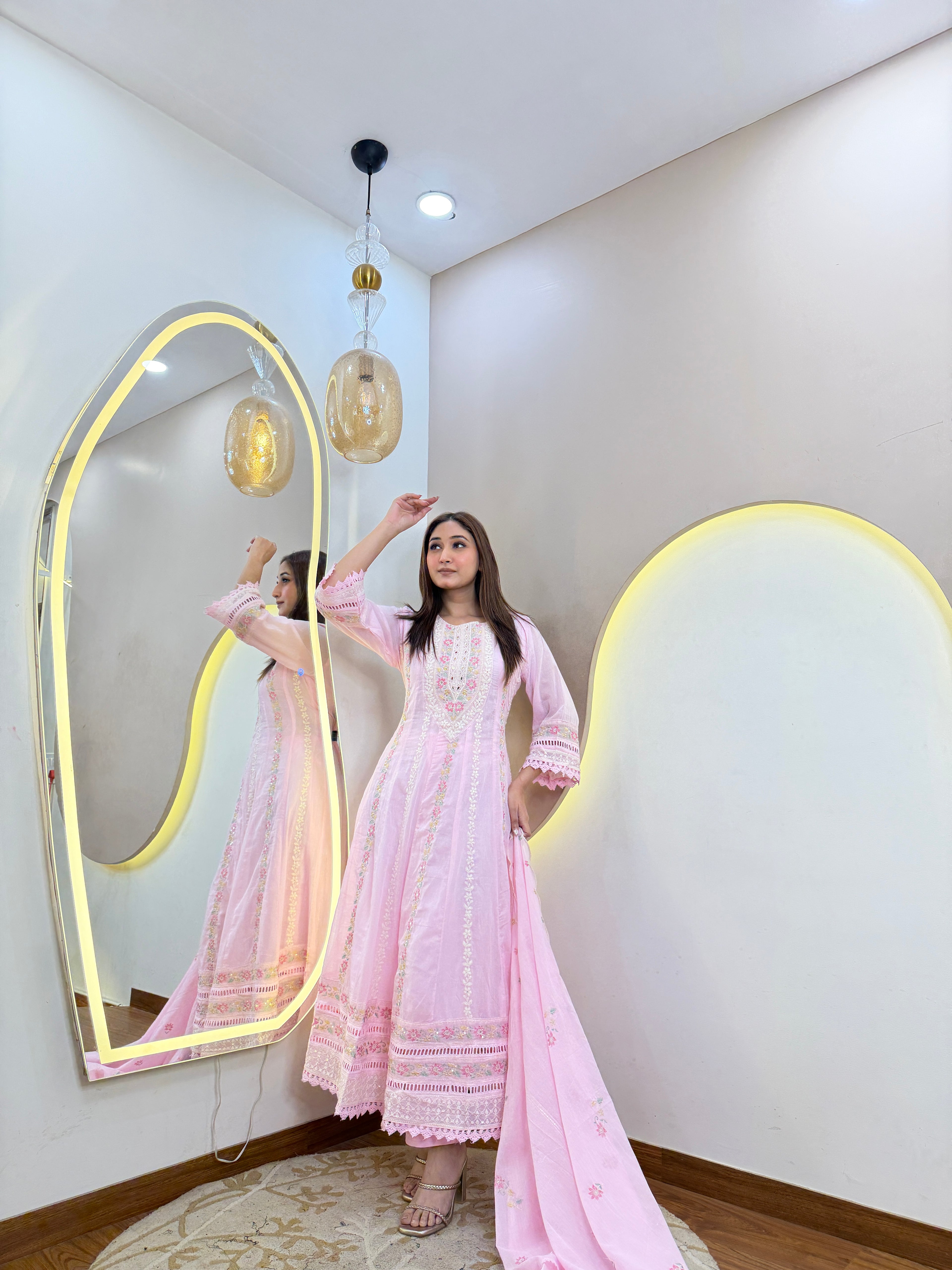 D790  ANARKALI PANT SUIT OUTFIT GOWN