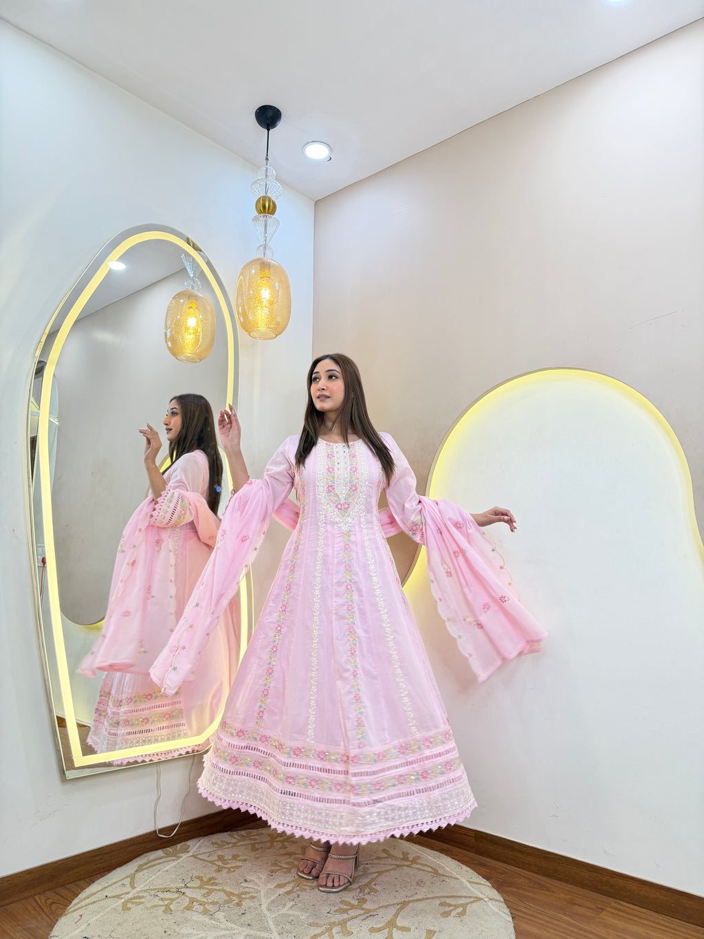 D790  ANARKALI PANT SUIT OUTFIT GOWN