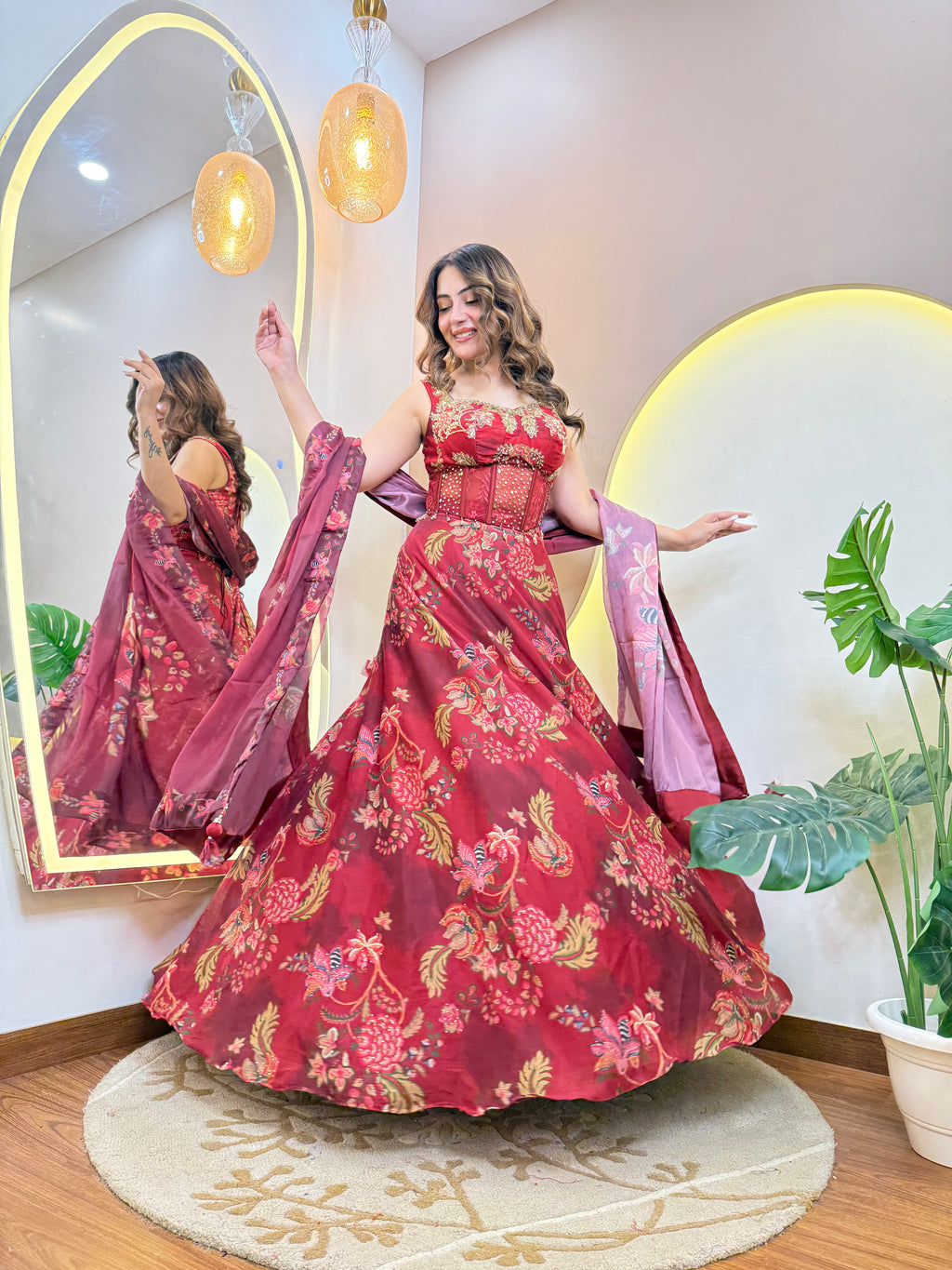 "CALISTA" CROP TOP SKIRT